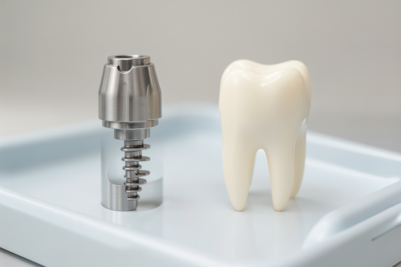 La couronne sur implant dentaire unitaire, Clinique Dentaire Saba