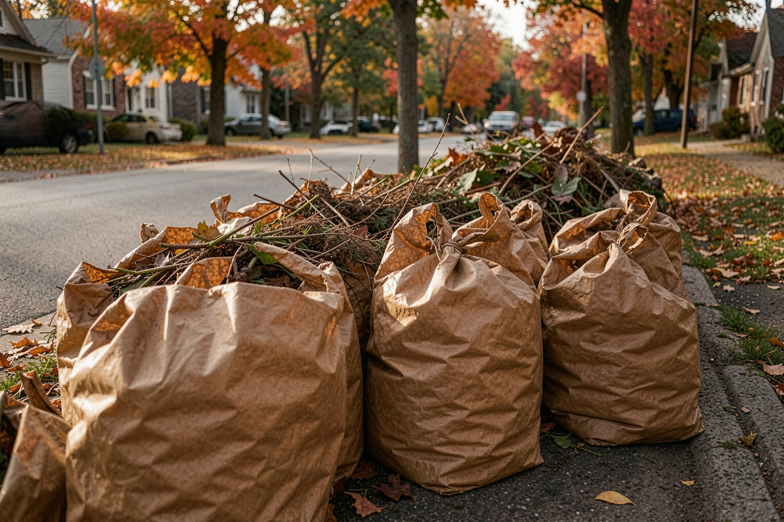 Step 7 Bag Debris to Meet Winnipeg Curbside Bylaws, Papa Bear & Sons