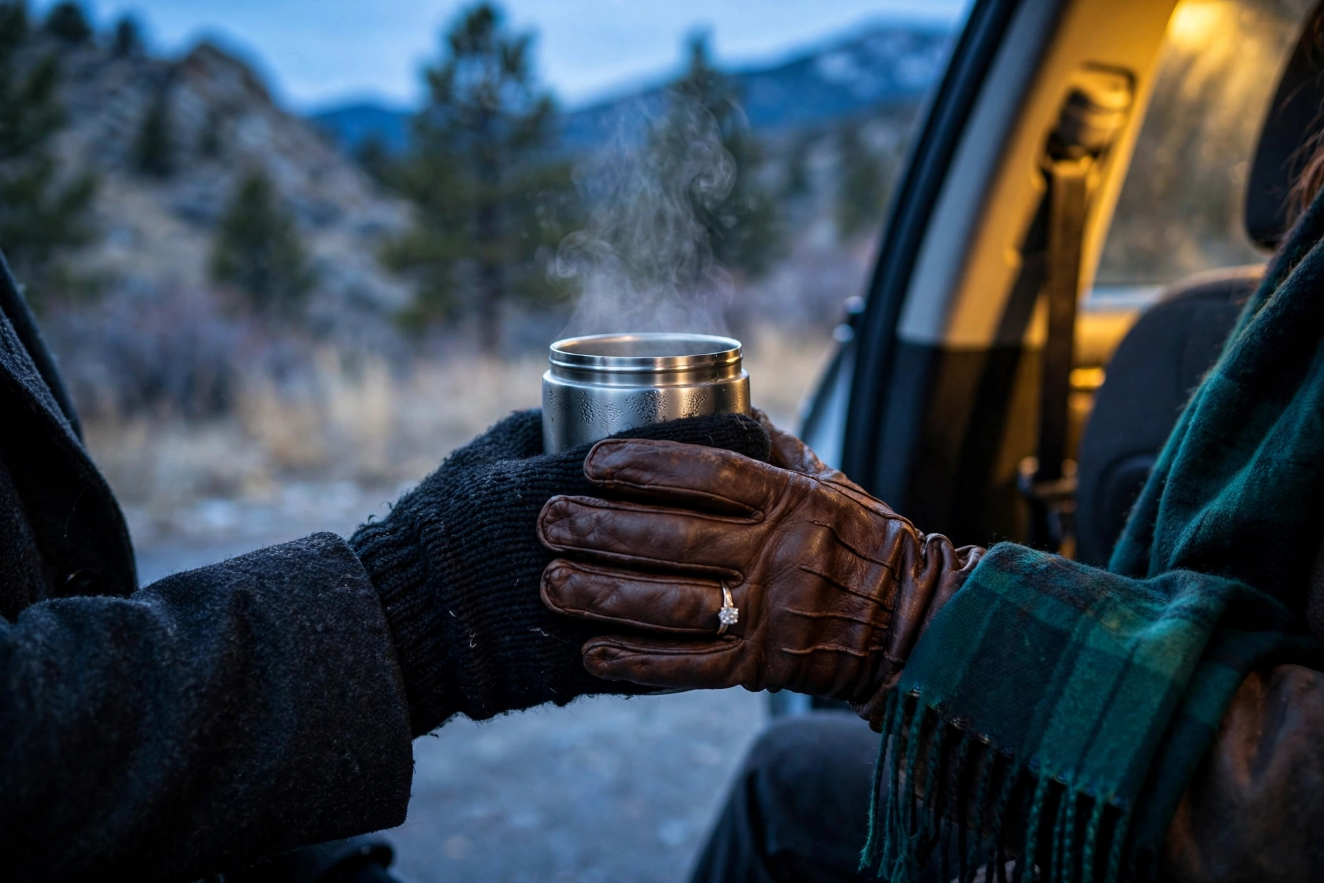 How do you stay warm without losing the look?, White Buffalo Photo