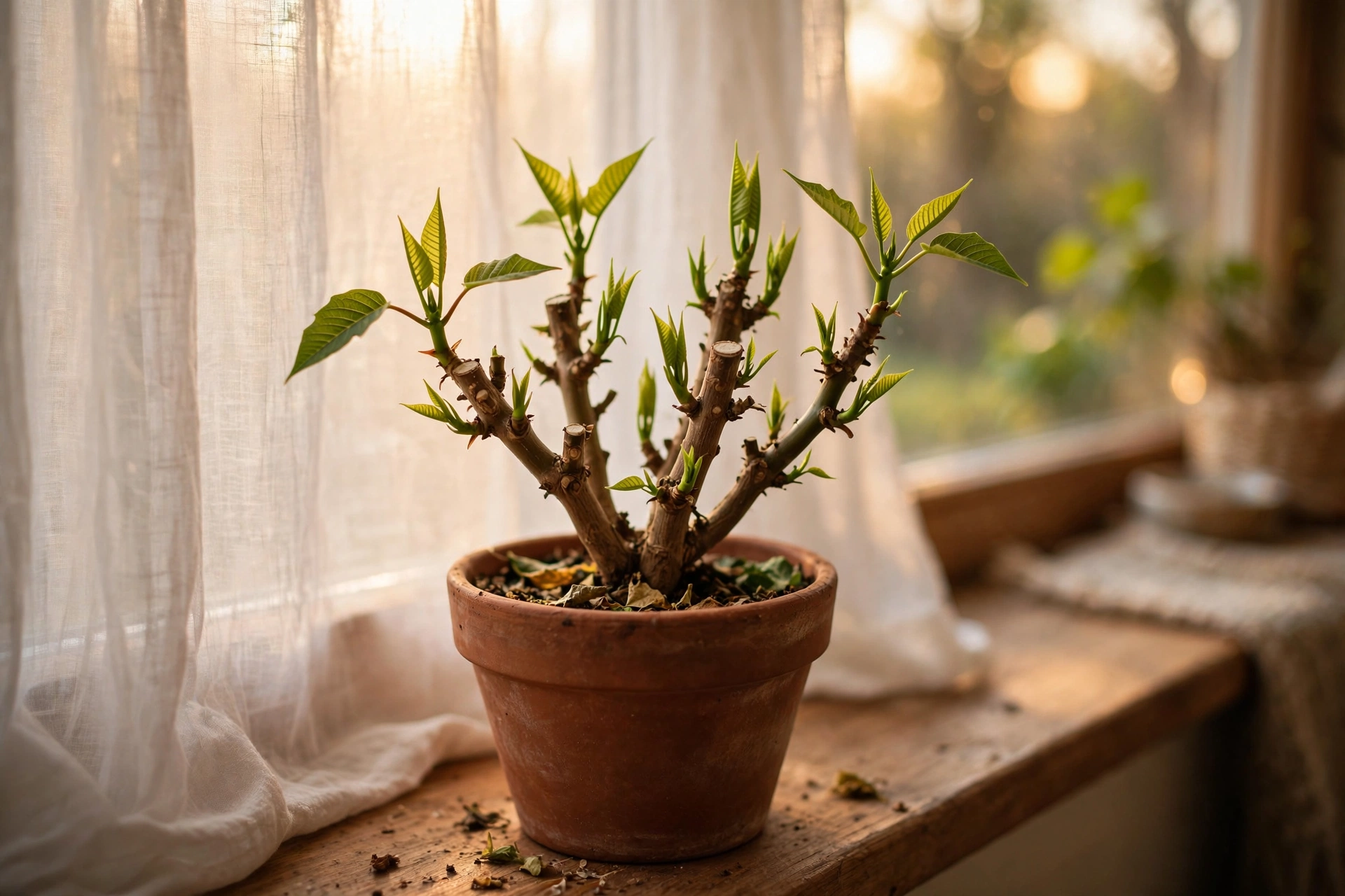 Keeping a Poinsettia Past New Year's and Into Spring, GS Plant Foods
