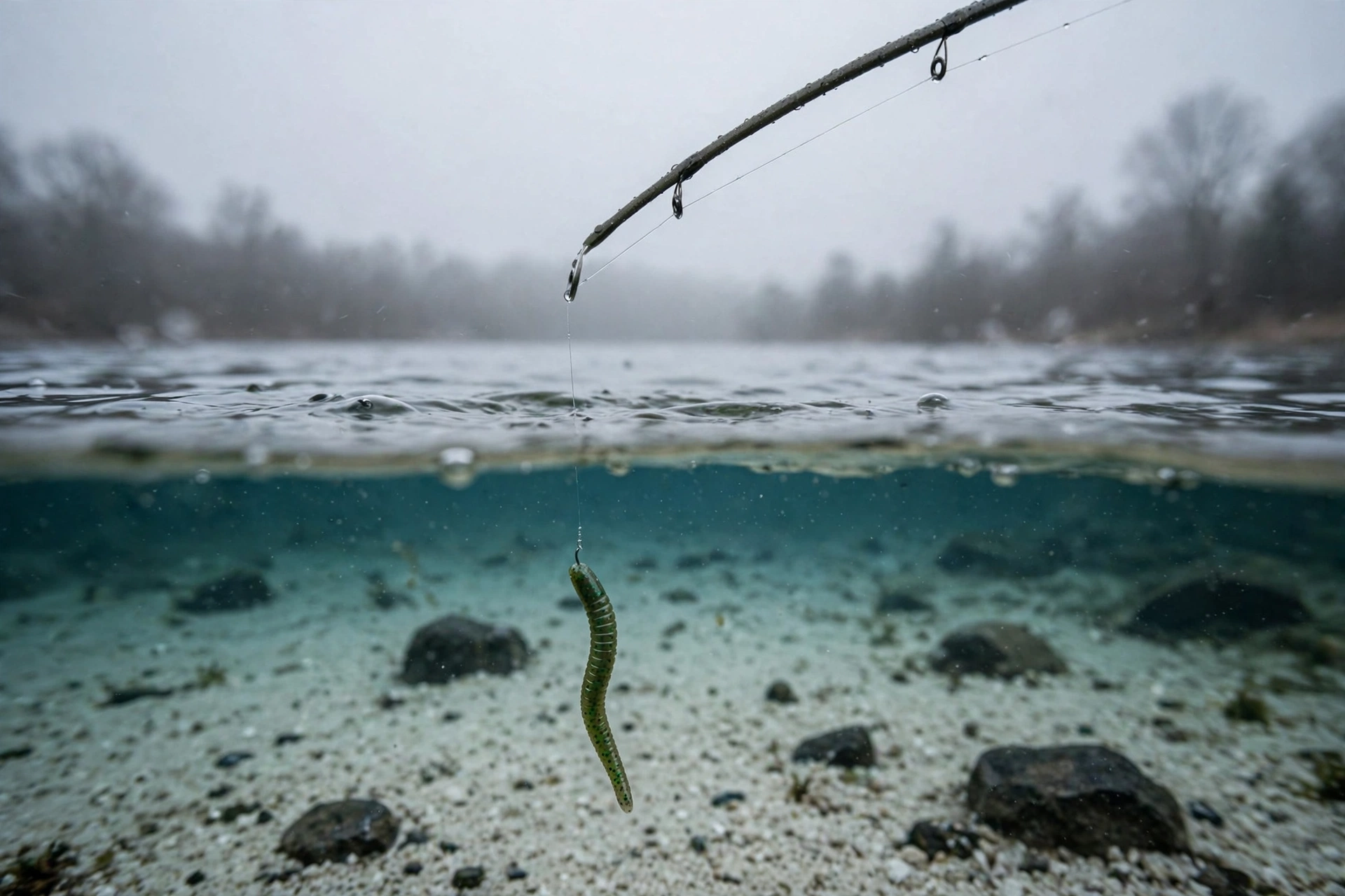 What should the tip do when a bass only mouths the worm?, Alltackle.com